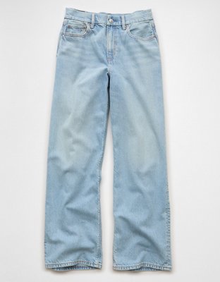 AE Strigid Curvy Super High-Waisted Baggy Straight Jean