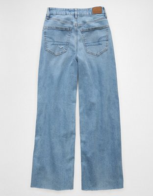 Женские джинсы American Eagle AE Curvy Super High-Waisted Baggy, цвет: Classic Vintage Destroy — фото 4