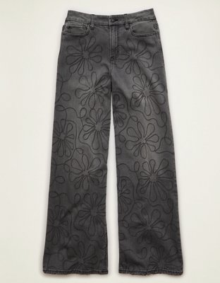 AE Curvy Super High-Waisted Baggy Wide-Leg Jean