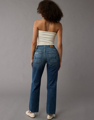 AE Stretch Curvy High-Waisted Straight Jean