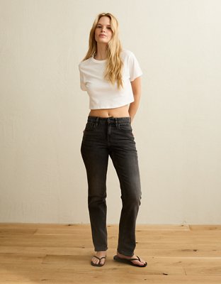 AE Curvy High-Waisted Straight Jean