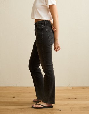 AE Curvy High-Waisted Straight Jean