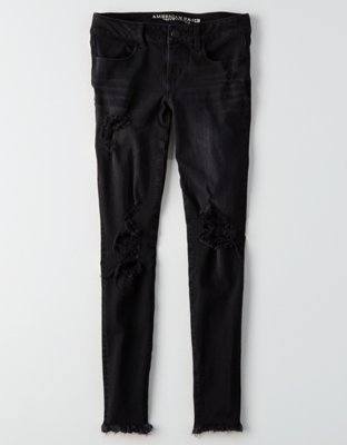 Женские джинсы American Eagle AE Denim X4 Super Low Rise Jegging — фото 3