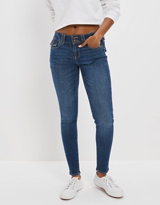 Buy American Eagle Women Blue Ne(x)t Level High-waisted Jegging online