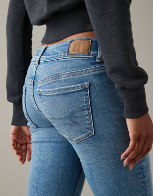 Женские джинсы American Eagle AE Next Level Ripped Super Low-Rise Jegging — фото 5