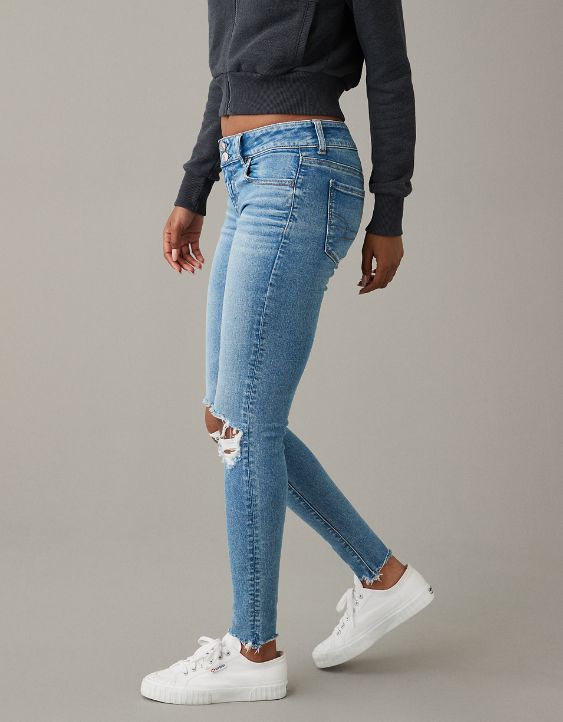 AE Next Level Ripped Super Low-Rise Jegging