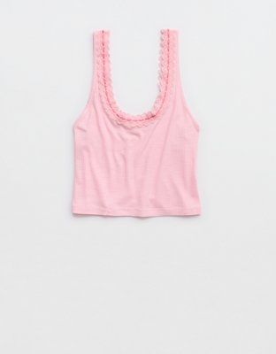 SMOOTHEZ Microfiber Lace Thong Underwear