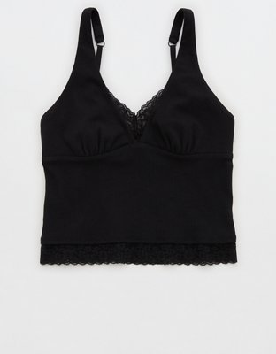 Superchill Cotton Rib Vintage Lace Tank Top