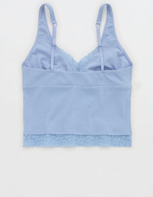 Superchill Cotton Rib Vintage Lace Tank Top