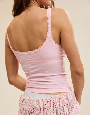 Superchill Cotton Heart Jacquard Tank Top | Aerie