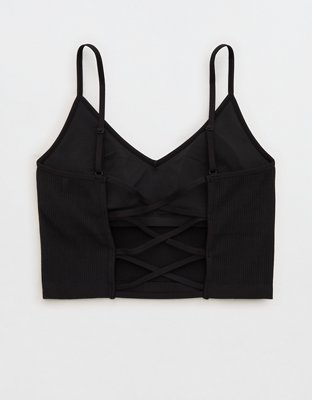 Superchill Seamless Rib Padded Bra Top