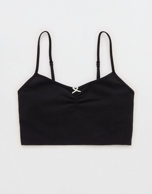 Superchill Cotton Ruched Bra Top