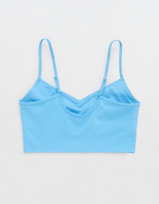Superchill Cotton Ruched Bra Top