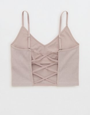Superchill Seamless Rib Padded Bra Top