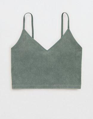 Superchill Seamless Rib Padded Bra Top
