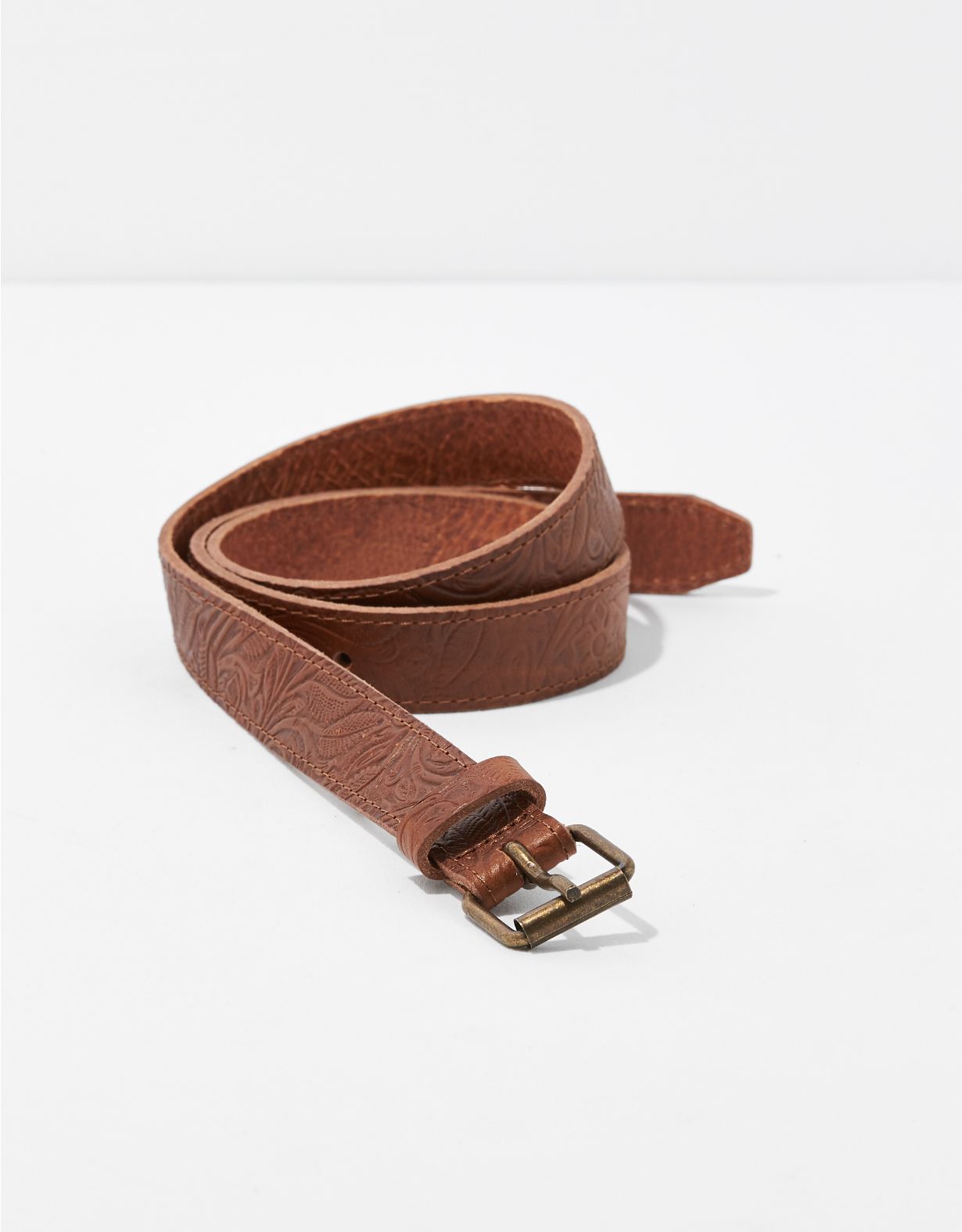 Frye & Co. Embellished Leather Belt