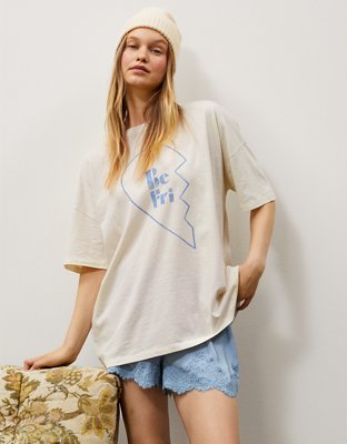Aerie x Emily + Meritt Oversized Boyfriend T-Shirt