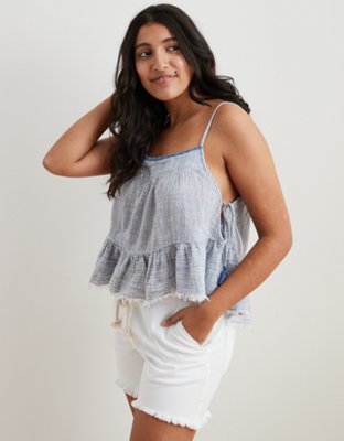 Aerie Tiered Woven Tank