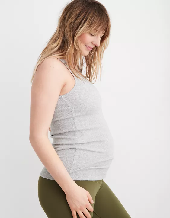 Mama By Aerie™ Ribbed Basic Tank Top