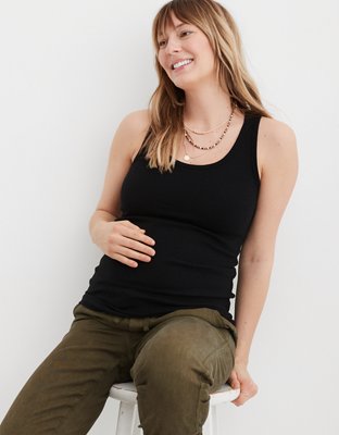 3Colors 3Sizes Slim Breastfeeding Tank Top with Built-in Nursing Bra  Maternity Vest Undershirt(L-Black) : : Clothing & Accessories