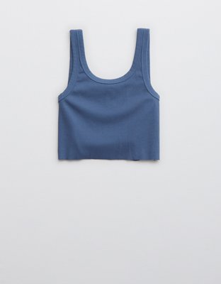 Aerie Hook & Eye Cropped Tank Top