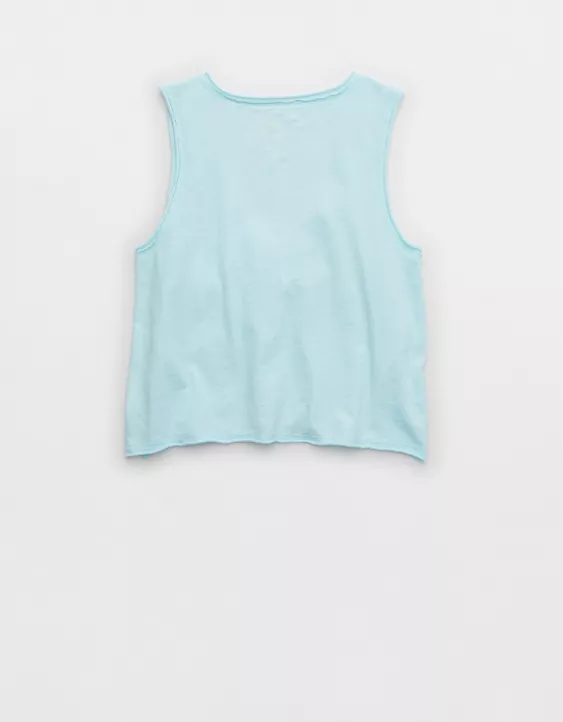 Aerie V-Neck Cropped Tank Top