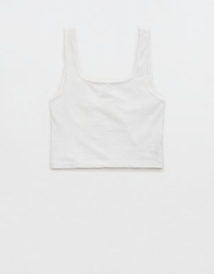 Aerie Corset Cropped Tank Top