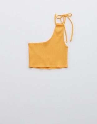 Женские топы Aerie Rebel Tie Cropped Tank Top — фото 4
