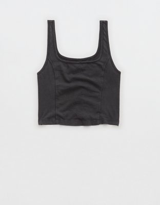 Aerie Corset Cropped Tank Top | Aerie