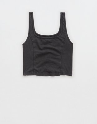 Aerie Corset Cropped Tank Top