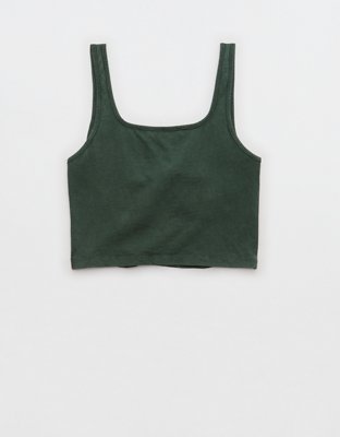 Aerie Corset Cropped Tank Top | Aerie