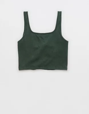 Aerie Corset Cropped Tank Top
