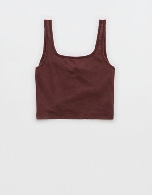 Aerie Corset Cropped Tank Top