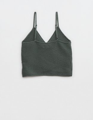 Aerie Cross Front Sweater Tank Top