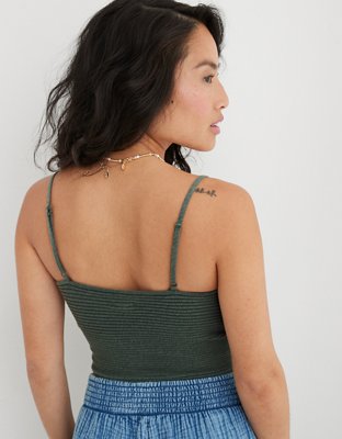 Aerie Cross Front Sweater Tank Top