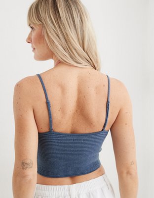 Aerie Cross Front Sweater Tank Top