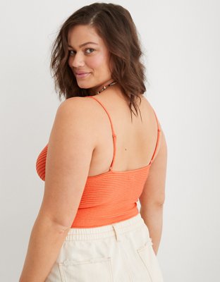 Aerie Cross Front Sweater Tank Top