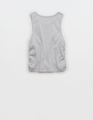 Aerie Rouchy Rib Tank Top