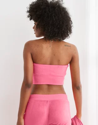 Aerie Dreamy Velour Bandeau