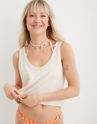 Aerie Weekend Fleece Tank Top