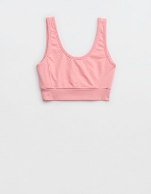 Aerie Restart Cropped Fleece Tank Top