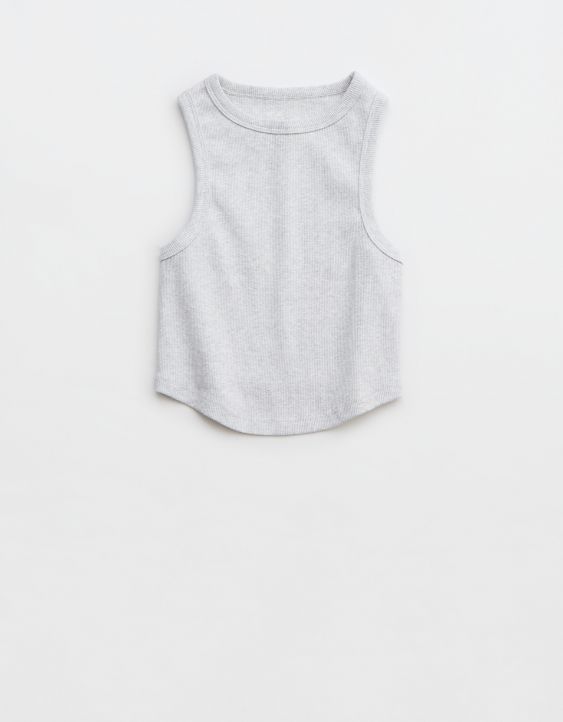 Aerie New Day Curved Hem Tank Top