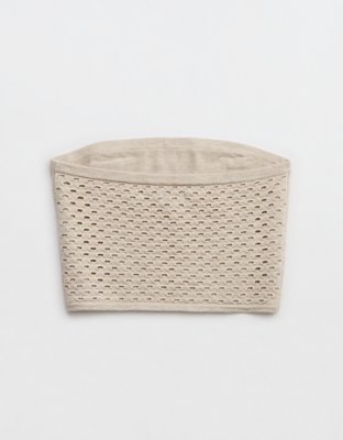 Aerie Crochet Sweater Tube Top