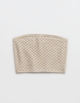 Aerie Crochet Sweater Tube Top