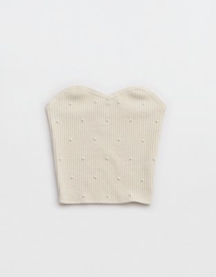 Женские свитеры Aerie Pearl Ribbed Sweater Tube Top — фото 4