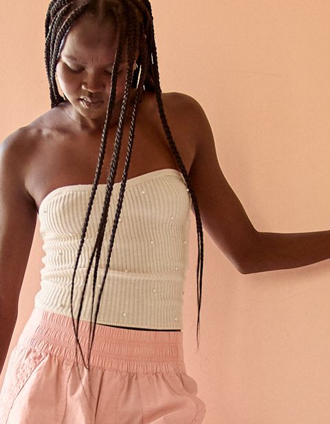 Женские свитеры Aerie Pearl Ribbed Sweater Tube Top