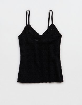 Aerie Sweater Button Front Tank Top