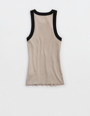 Aerie High Neck Tuckable Tank Top