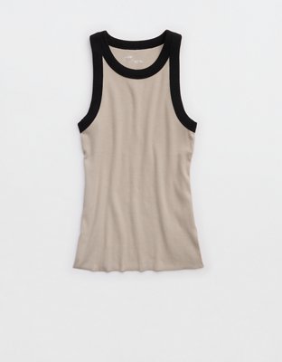 Aerie High Neck Tuckable Tank Top