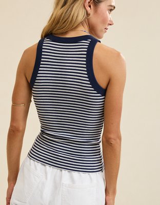 Aerie High Neck Tuckable Tank Top